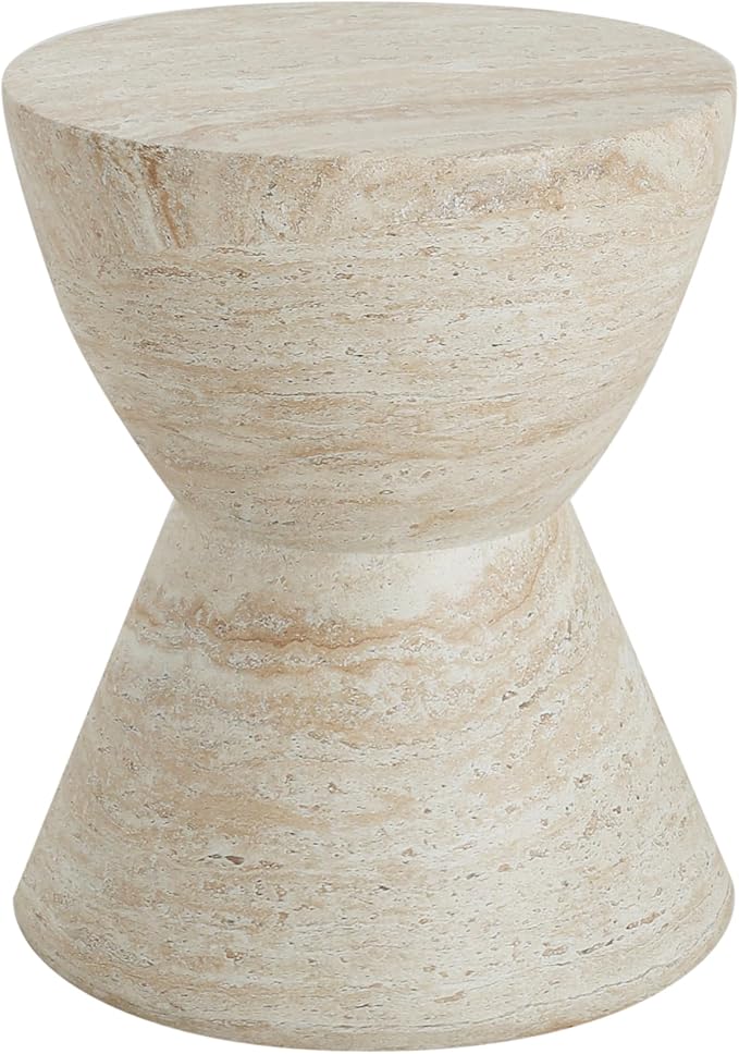 Christopher Knight Home Outdoor Side Table,Hourglass Shape Side Table,Patio G...