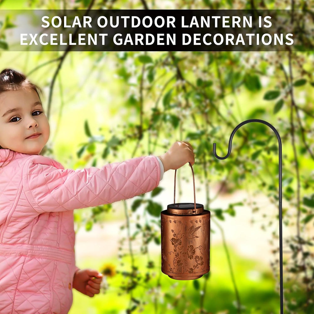 Solar Lantern Outdoor Waterproof Garden Decor Gifts for Women Mon