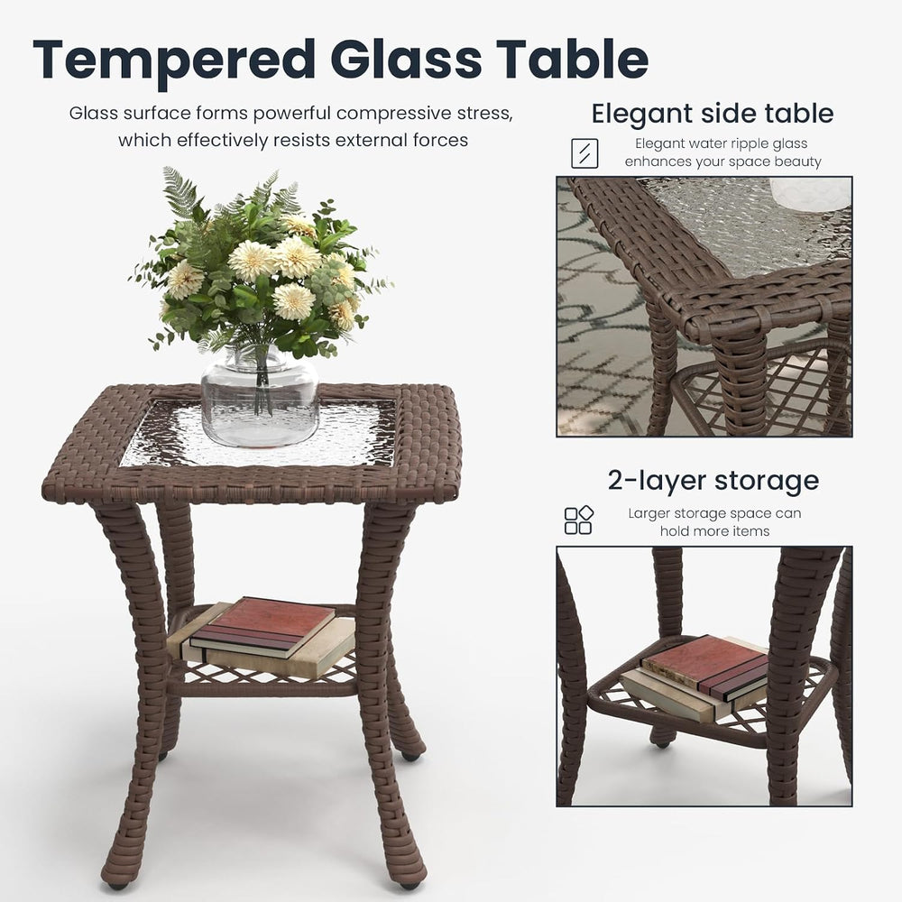 9 Pieces Outdoor Patio Furniture Sets