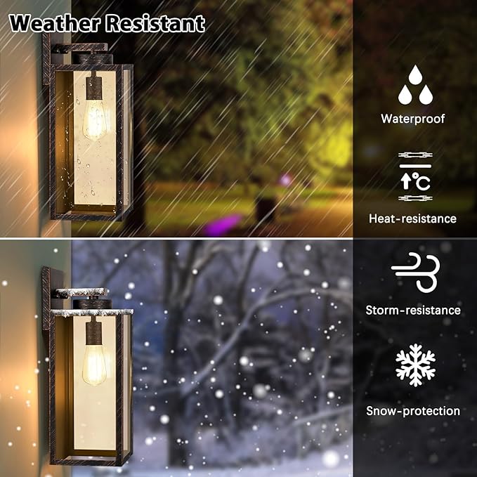 Large Size Outdoor Wall Light Fixtures, Exterior Lighting Fixtures Porch Scon...