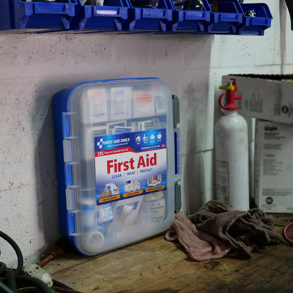 First Aid Only 335-Piece OSHA First Aid Kit for Home, Car & Travel