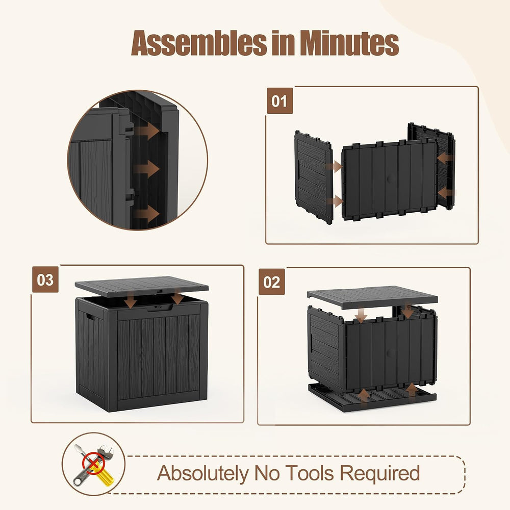 Package Delivery Boxes for Outside, 50 Gallon Outdoor Storage Box