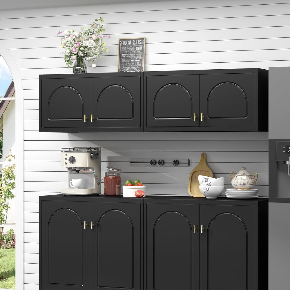 Metal Wall Cabinet,Upper Cabinet for Large Storage Cabinet