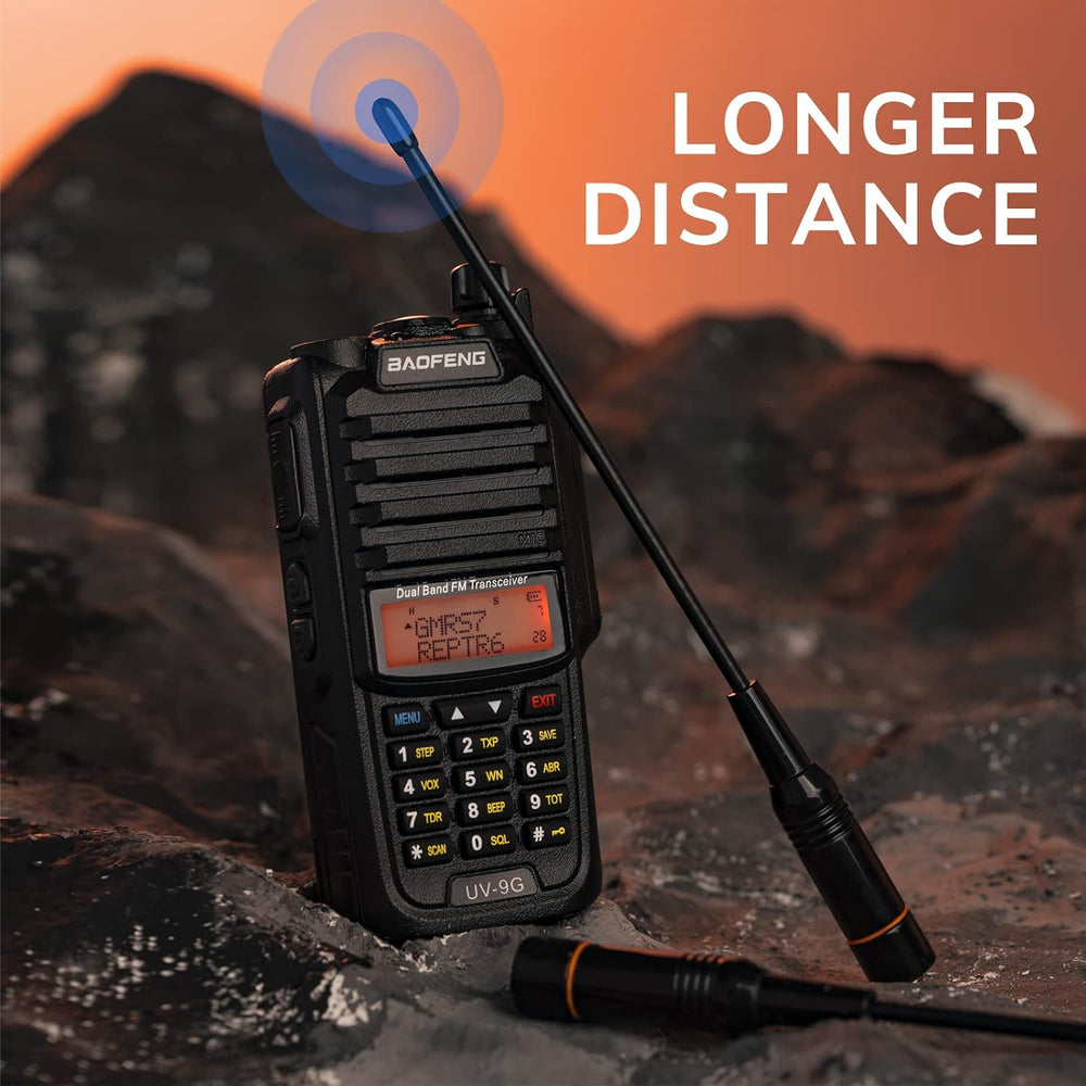 BAOFENG UV-9G GMRS Handheld Radio, Waterproof Walkie Talkies IP67, 1 Pack