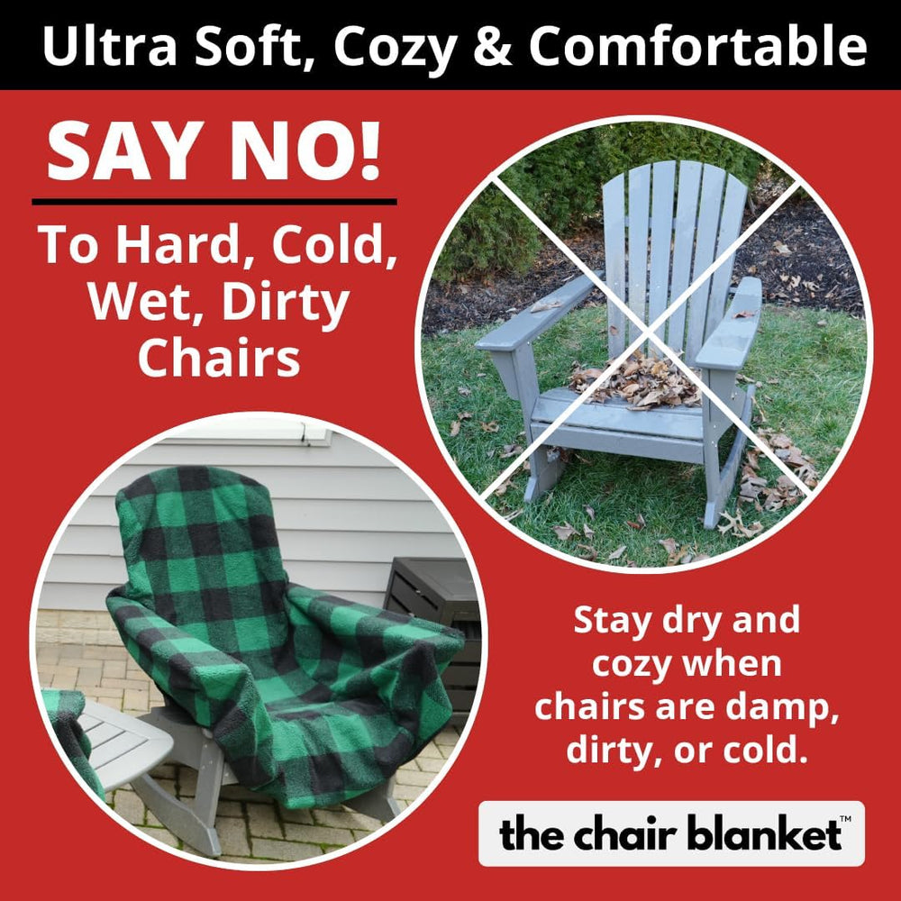 CITYBONFIRES The Chair Blanket™ – As Seen on Today's Show Reversible, Wat...