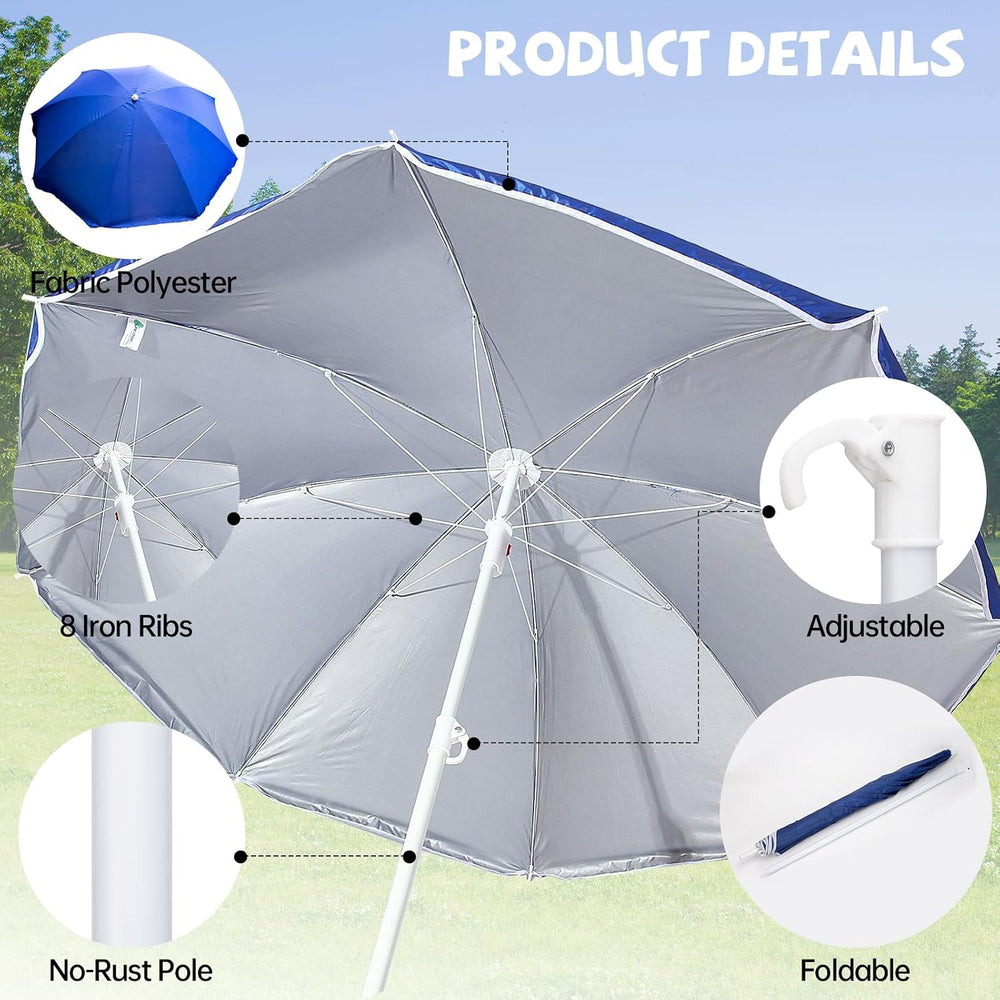 Replacement 70 Inches Umbrella Compatible with Little Tikes Picnic Table, Por...