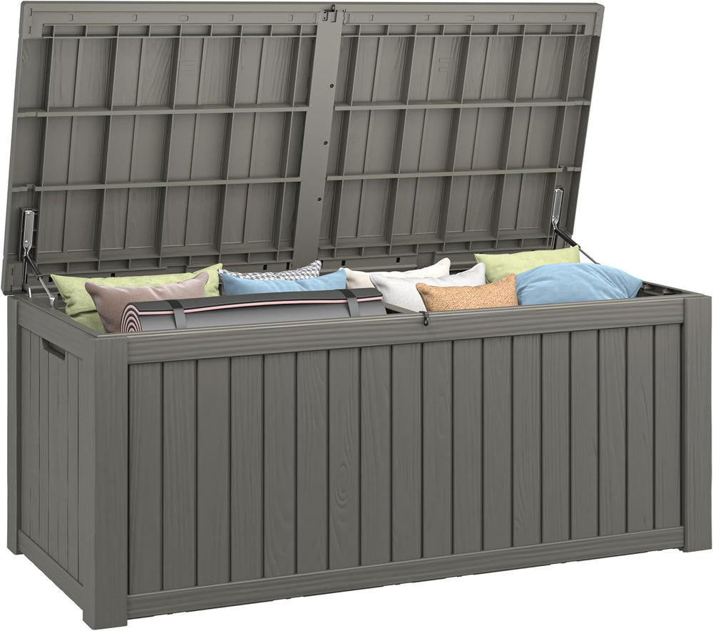 Bifanuo Outdoor Storage Box, 180 Gallon Deck Box Waterproof for Patio