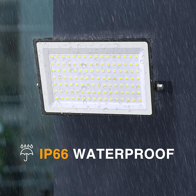 Onforu 120W LED Flood Light Outdoor, 12000LM Security Lights, IP66 Waterproof...