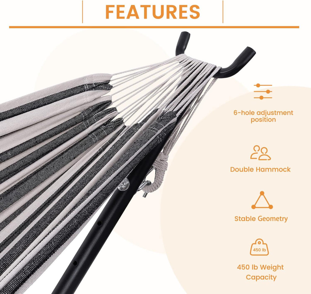 Lazy Daze Portable Hammock with Stand, Free Standing Hammocks for Indoor Outd...