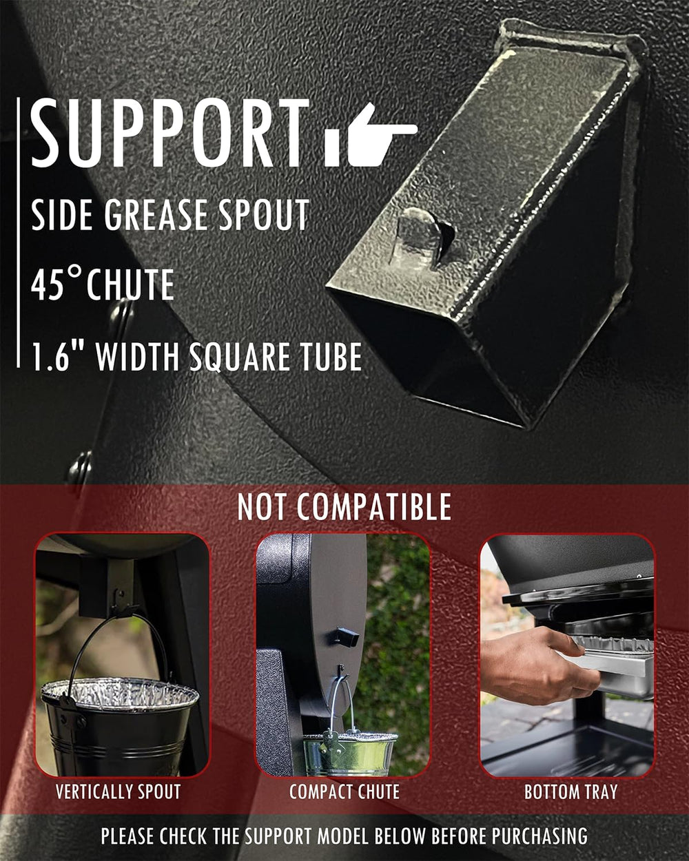 Upgraded Grease Bucket with Lid & Silicone Liner, Drip Bucket for Traeger...