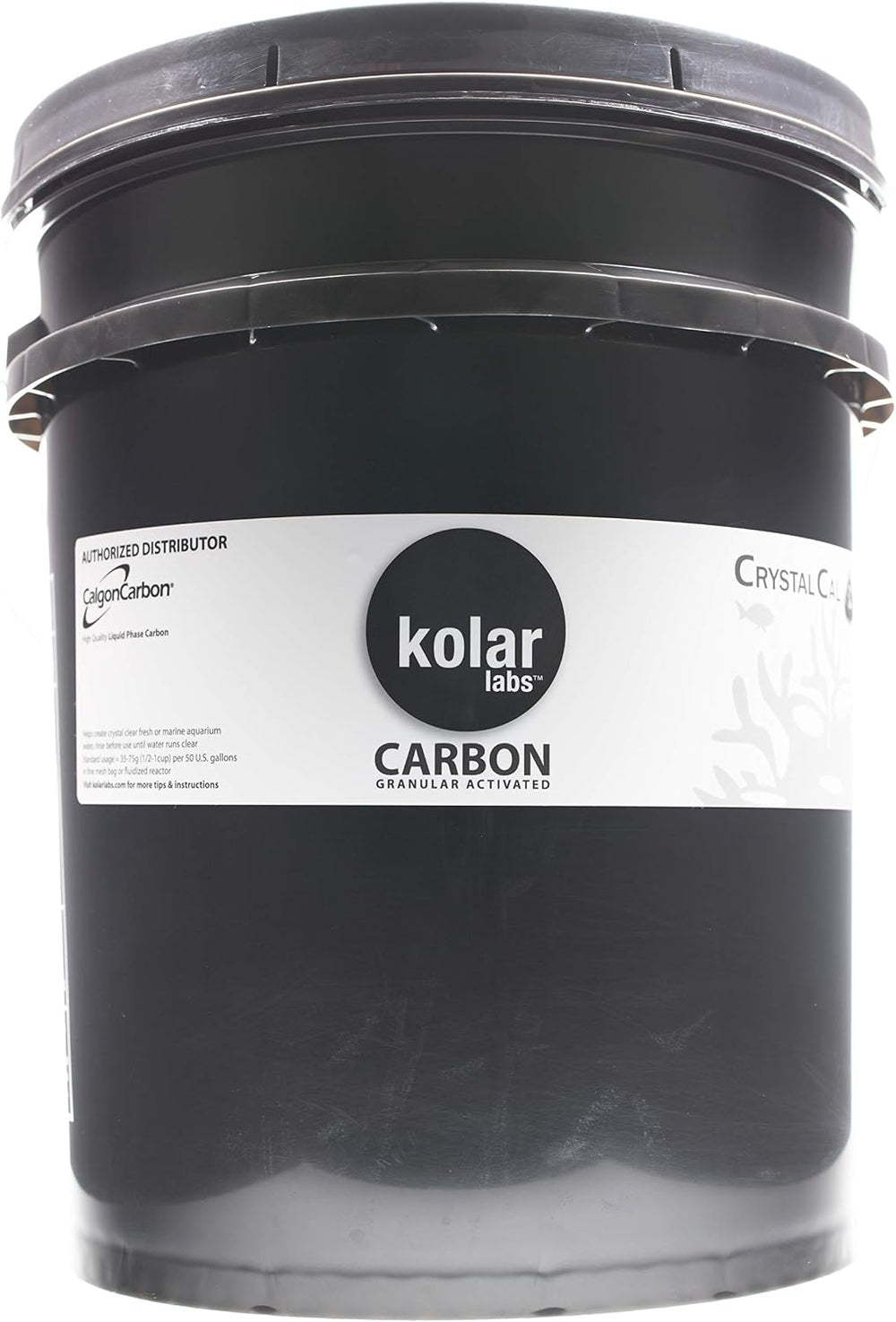 Kolar Labs Crystal Cal Activated Carbon – 5 Gallon, Activated Charcoal for Aq...