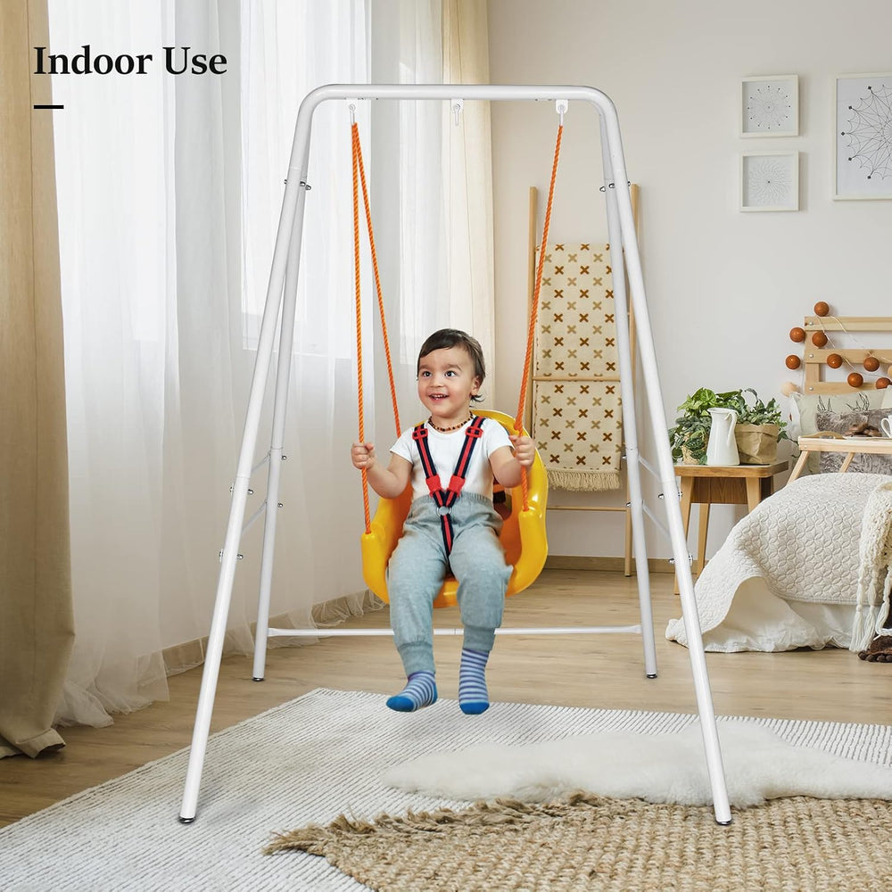 Upgraded Hammock Chair Stand Metal Swing Stand Frame, Heavy Duty Steel Hammoc...