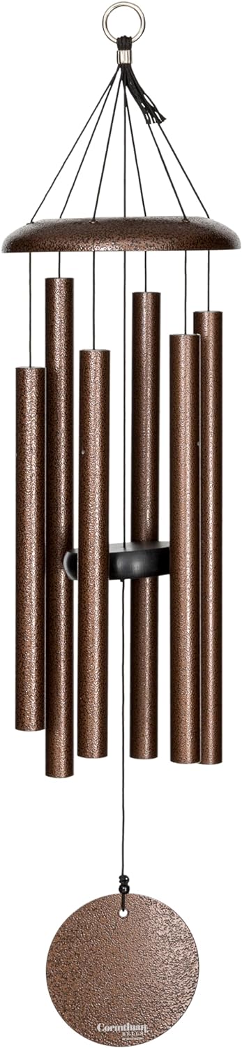 Corinthian Bells 30 Inch Copper Vein Wind Chimes for Outside, Deep Tone Memor...
