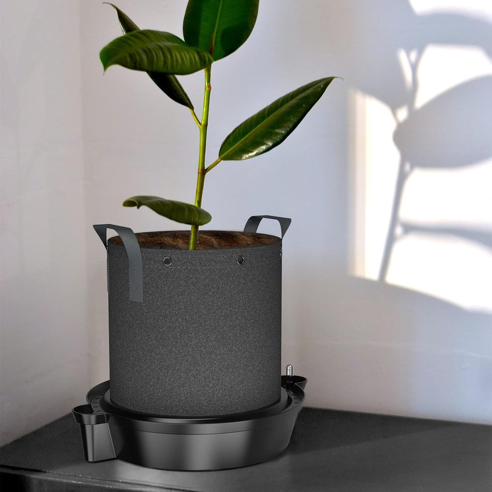 AC Infinity Self-Watering Fabric Pot Base, Auto-Irrigation, 4-Pack