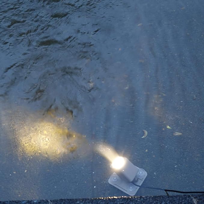 AquaHEX 60X Solar Underwater Submersible Spotlight, Pond Pool Fountain Water ...