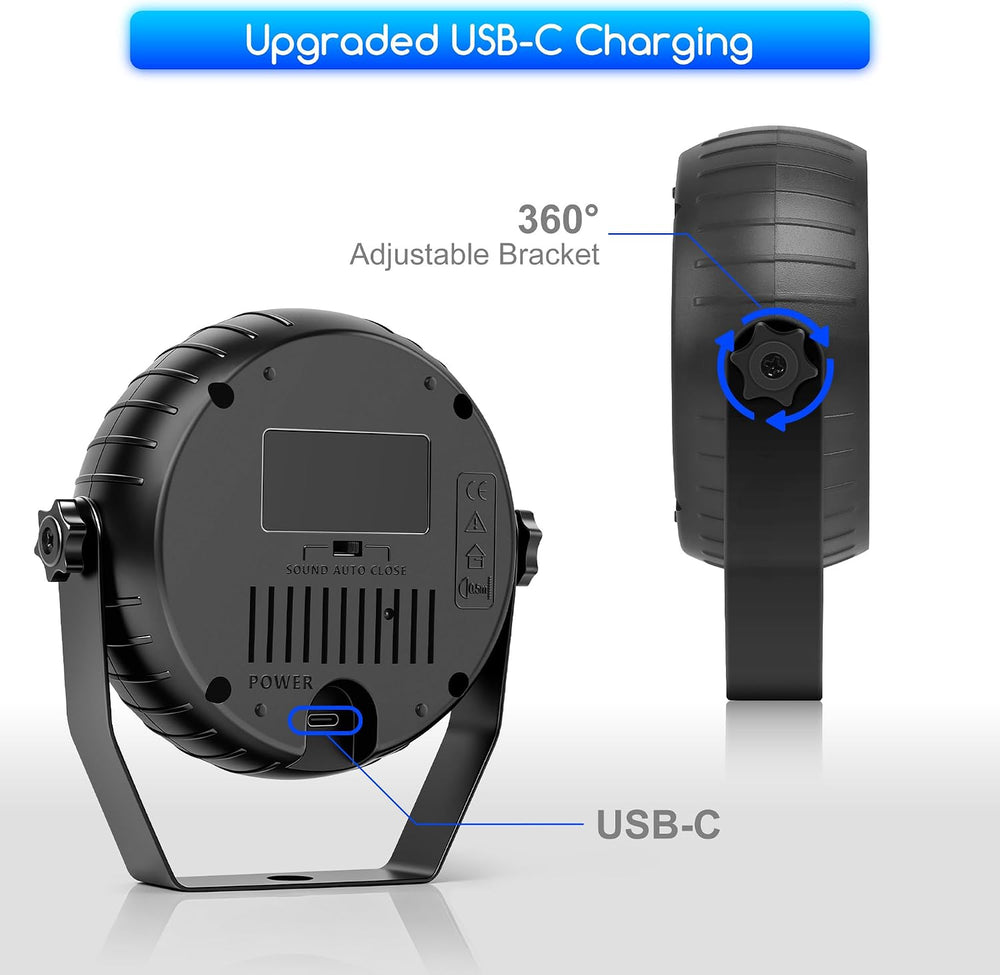 Strobe Lights for Halloween, Battery Powered Mini Party Light