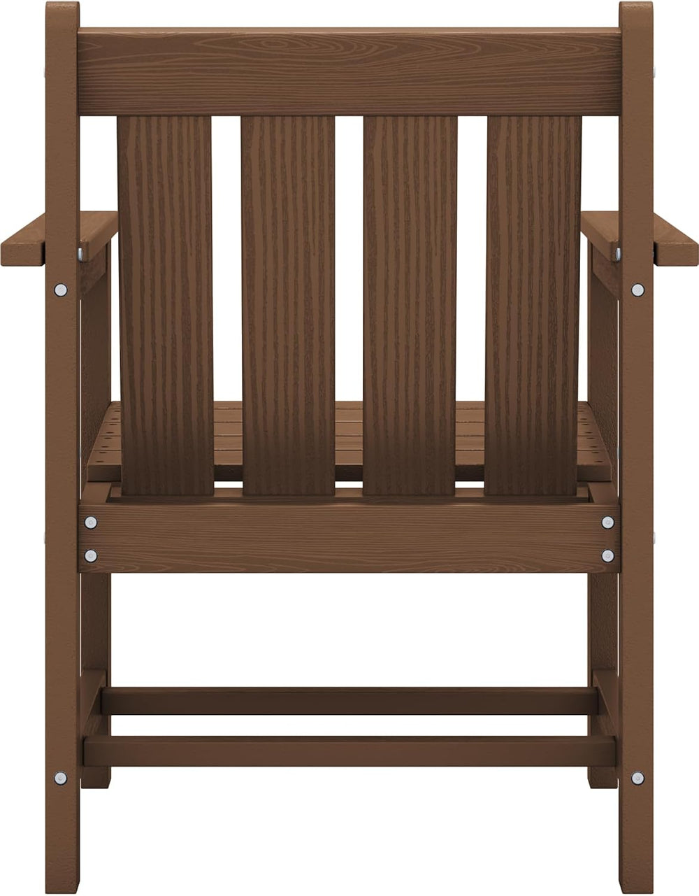 SERWALL 3 Pieces Patio Bistro Set-Outdoor Chairs with Side Table,Brown