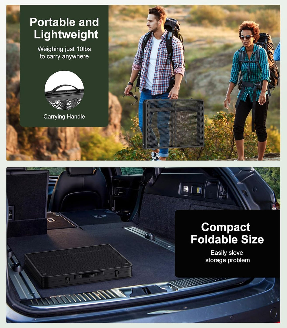 Raynesys Portable Folding Grill Table for Ourdoor, Camping, Picnic, BBQ