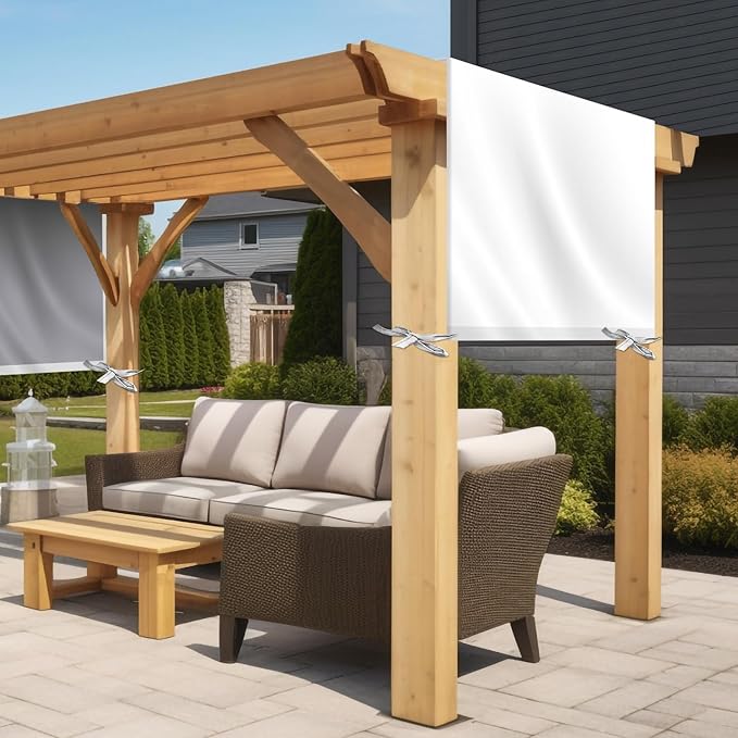 Universal Pergola Replacement Canopy Outdoor Canopy Shade Cover Waterproof Sh...