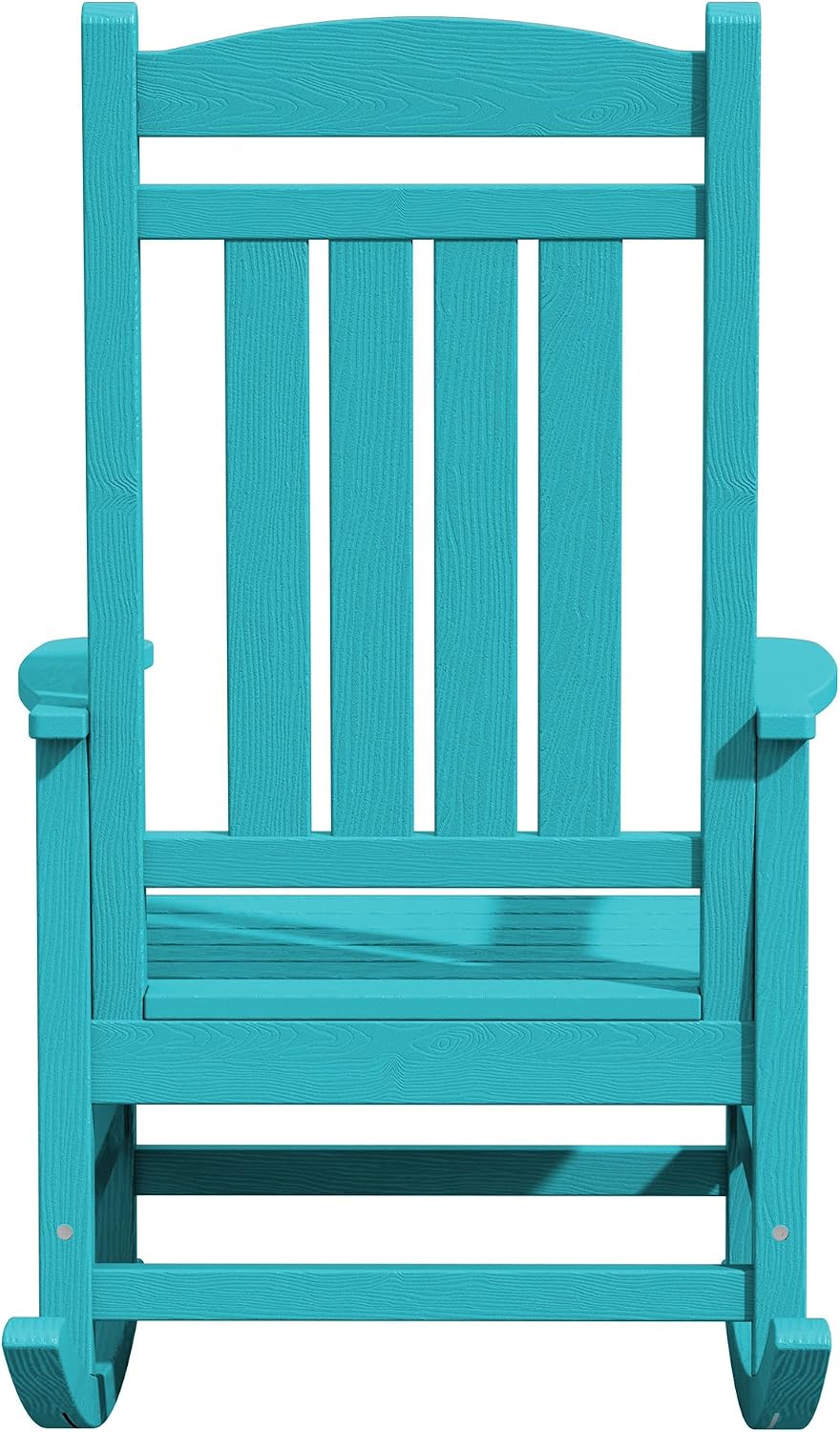 KINGYES Oversized Outdoor Rocking Chairs Set of 2, HDPE Porch Rocker, Aruba