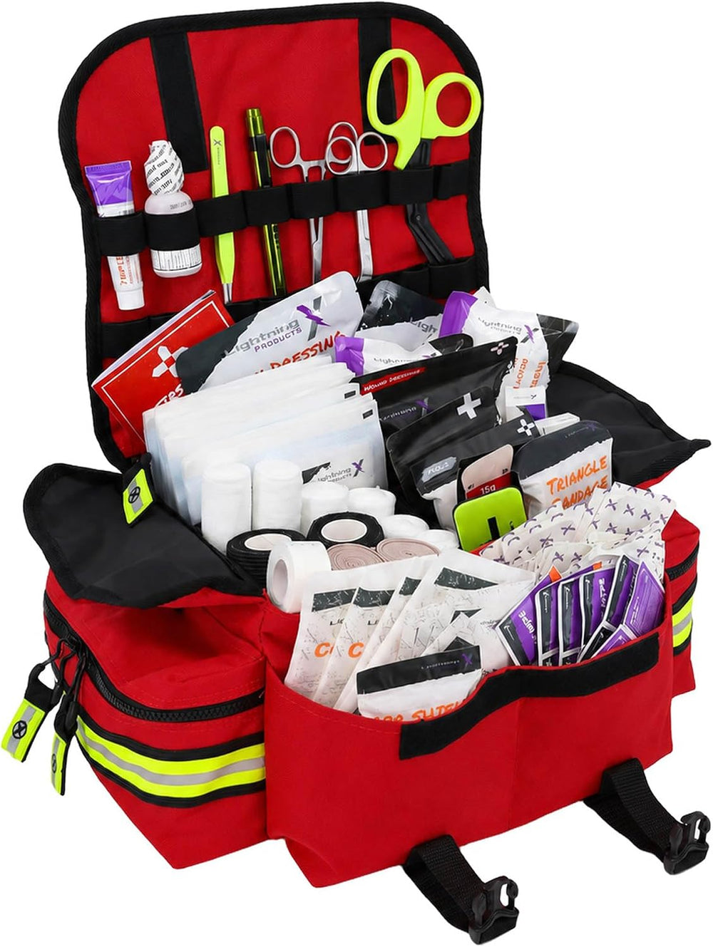 Lightning X Small Medic First Responder EMT Trauma Bag Stocked First Aid Trau...