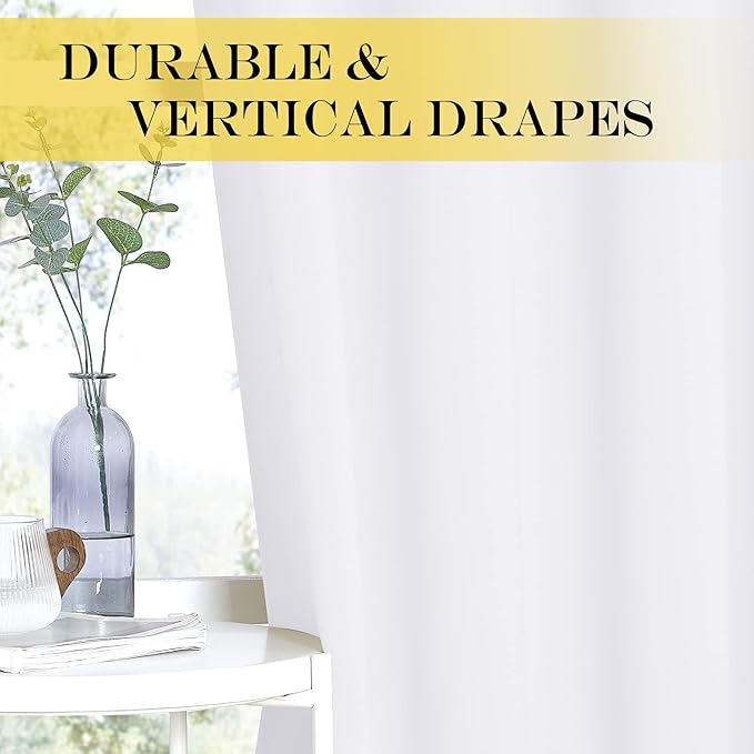 NICETOWN Blackout Patio Curtains 100 x 144 Inches Long for Sliding Door Extra...