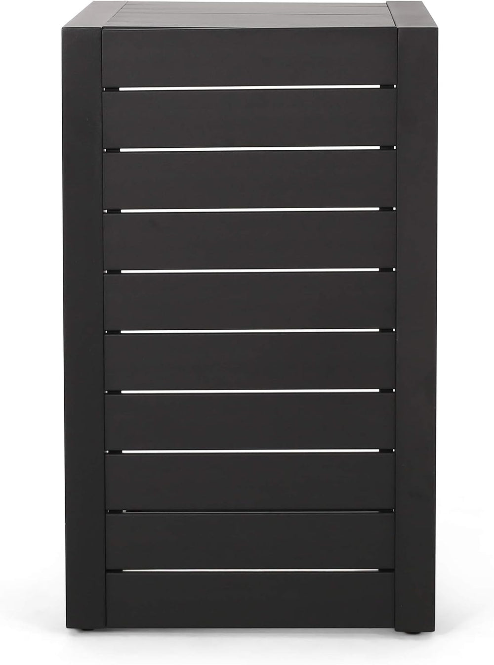 Christopher Knight Home Jesse Coral Outdoor Modern Aluminum C-Shaped End Tabl...