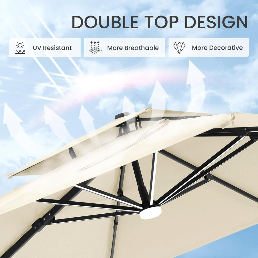 Outdoor Cantilever Patio Umbrella