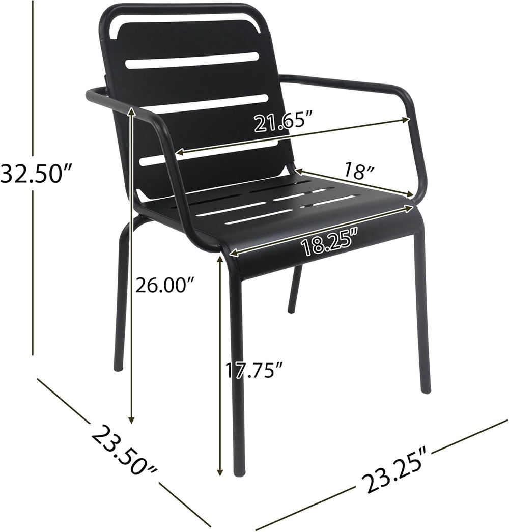 Christopher Knight Home Jodi Outdoor Bistro Set, 3-Piece Bistro Table and Cha...