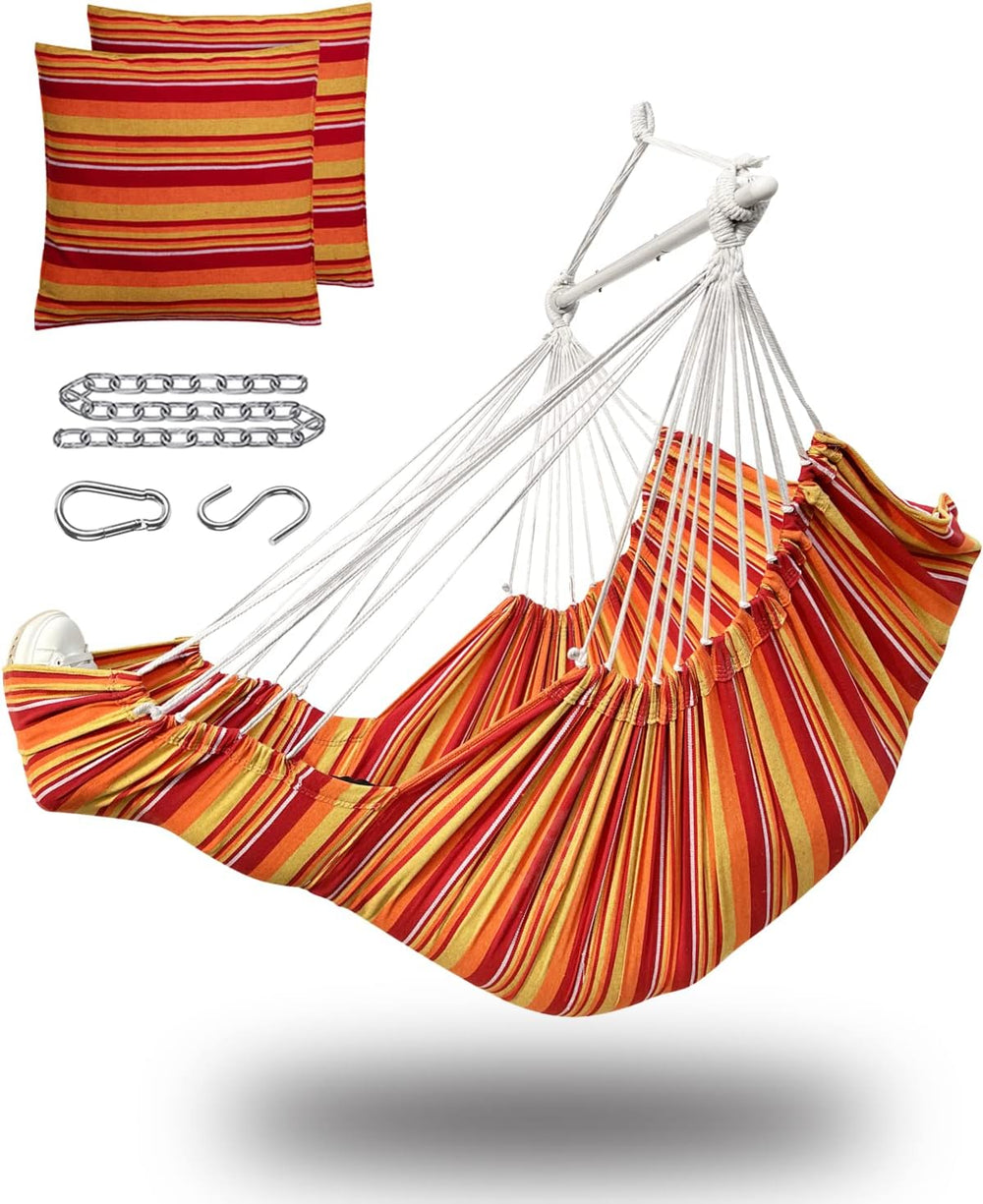 Miztli Hammock Chair Hanging Chair Swing for Bedroom with Foot Rest, Max 500 ...