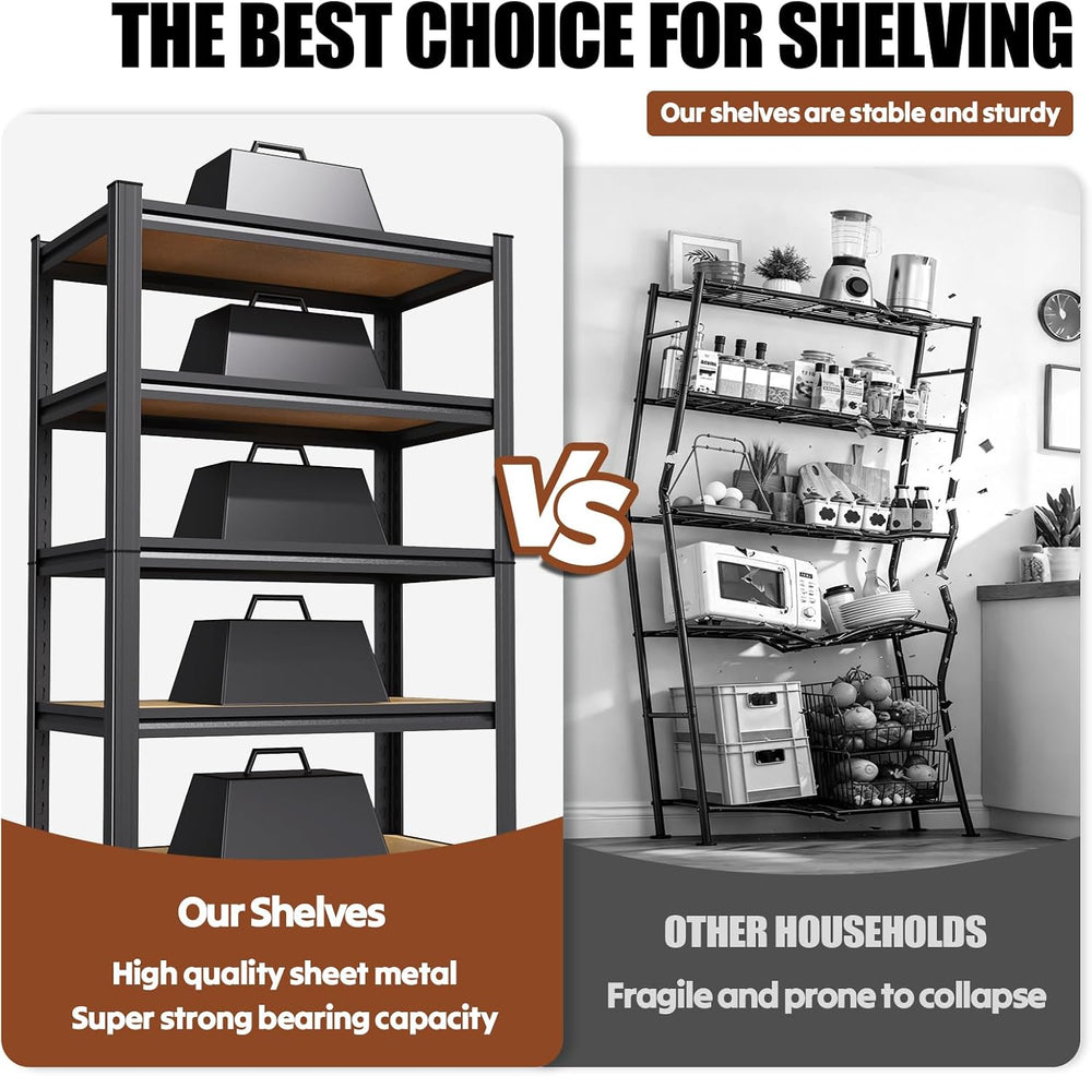Garage shelving,Adjustable Storage Shelves,MDF 71.2''H*31.5''...
