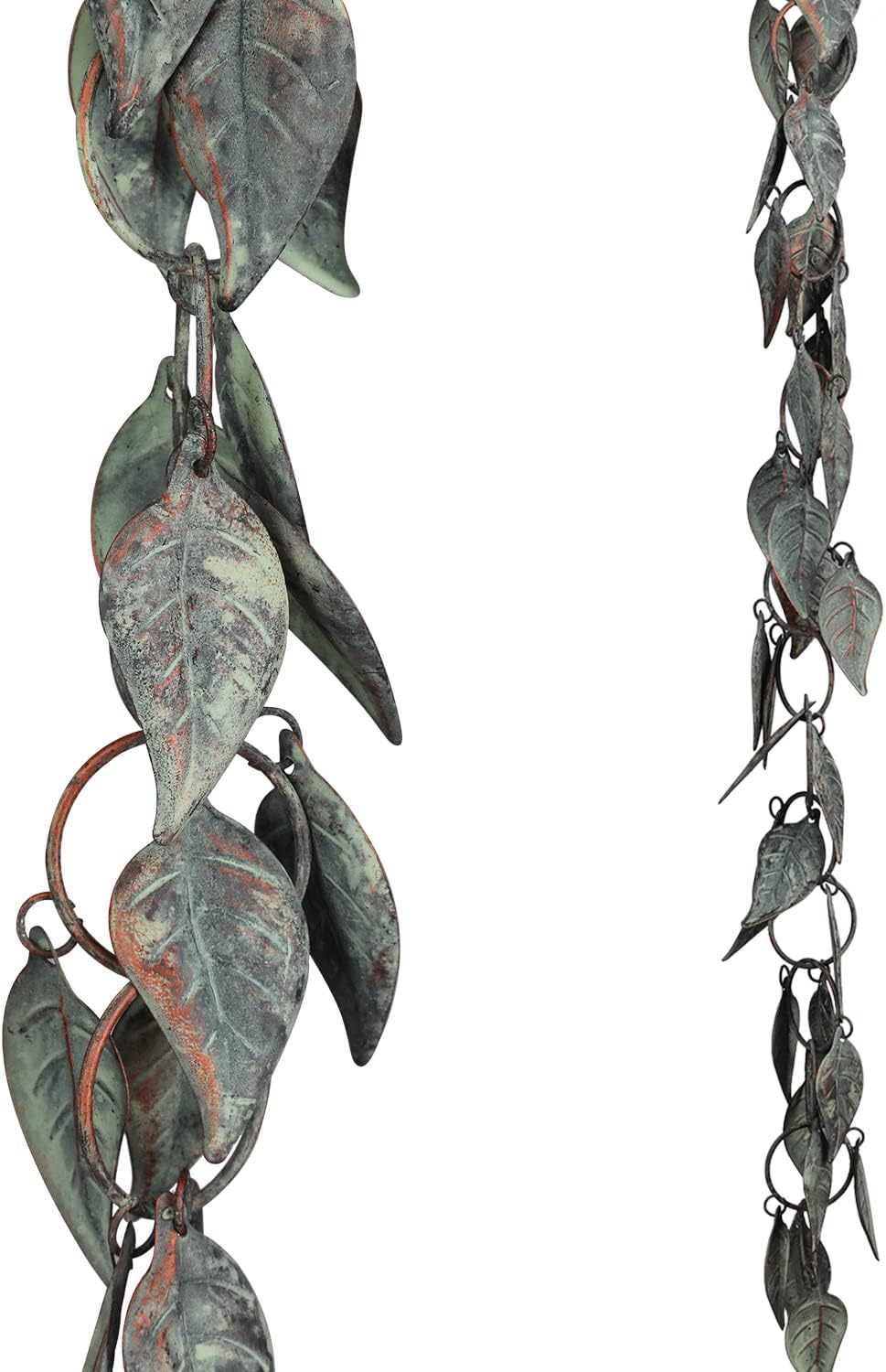 8.5 FT Rain Chain, Rain Chains for Gutters, Metal Rain Chain Downspouts