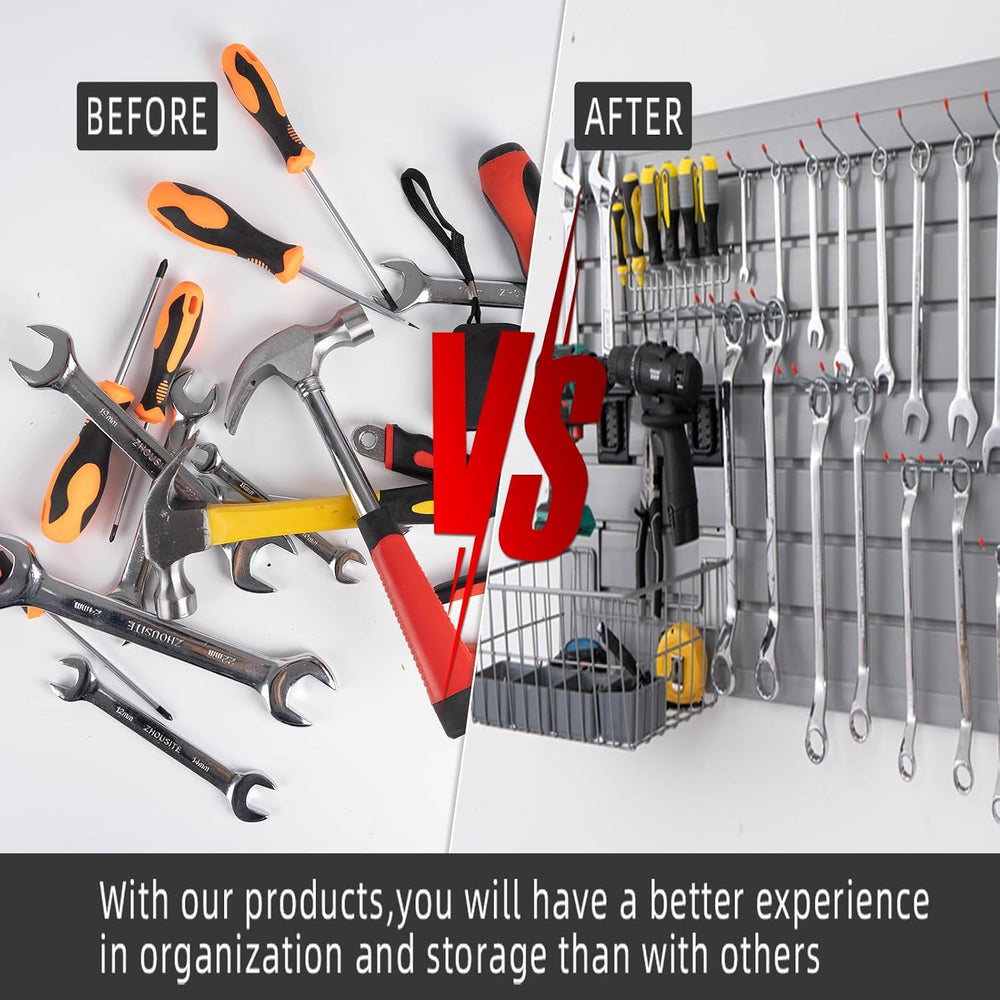 Slat Wall Paneling Garage Wall Organizer, Slatwall Panels Garage Tool Organiz...