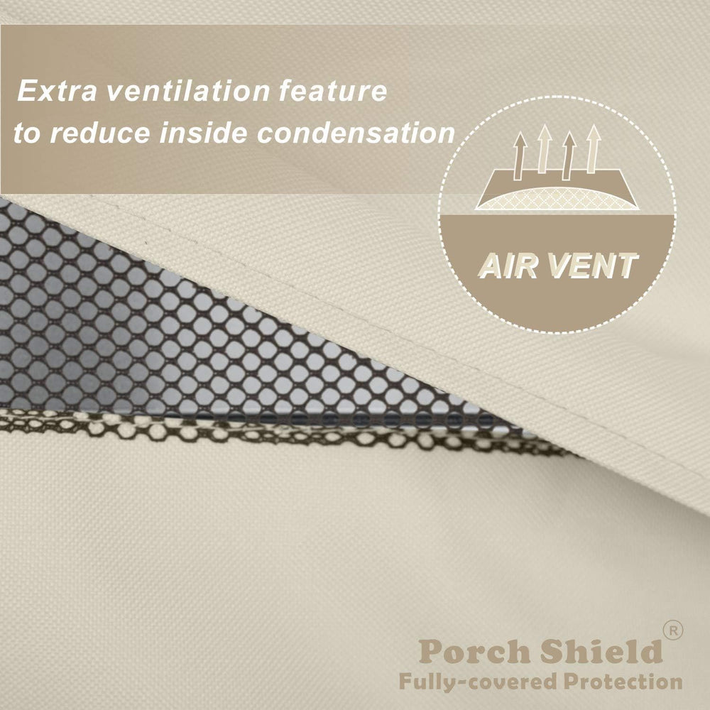 Porch Shield Waterproof Rectangular Patio Table Cover 108 x 70 inch