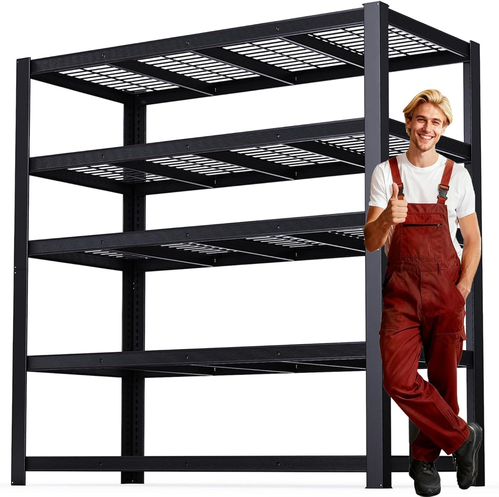 Heavy Duty Garage Shelving,5-Tier Storage Shelves(84" Hx24 Dx55 W),3050L...
