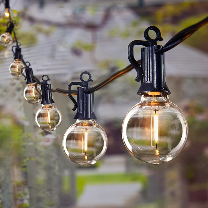 Brightown Outdoor String Lights 69 Feet G40 Globe Patio Lights with 32 Edison...