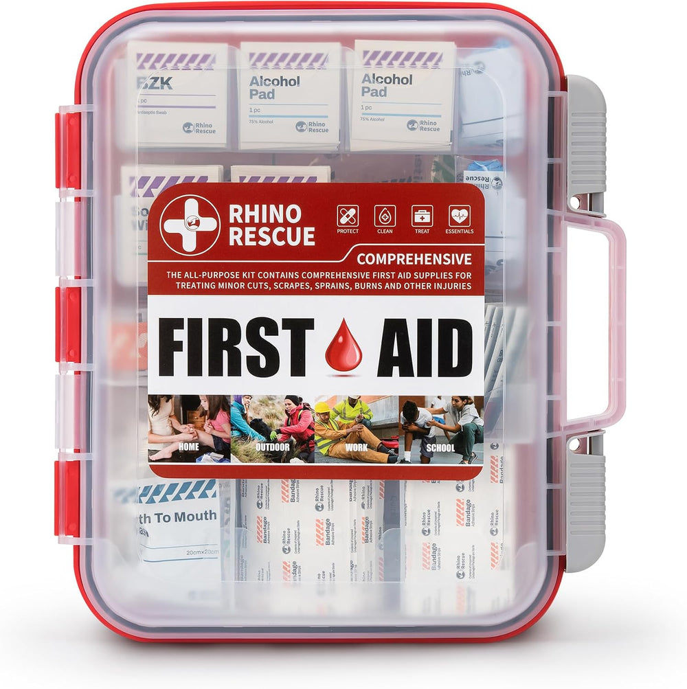 Rhino Rescue OSHA All-Purpose First Aid Kit, Home & Office Professional M...