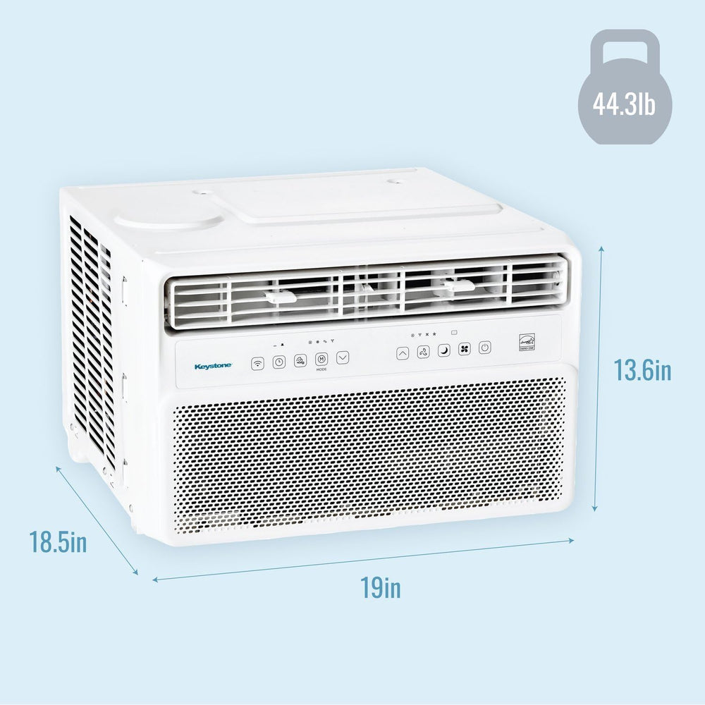 Keystone 10,000 BTU Window Mounted Inverter Air Conditioner with Quiet