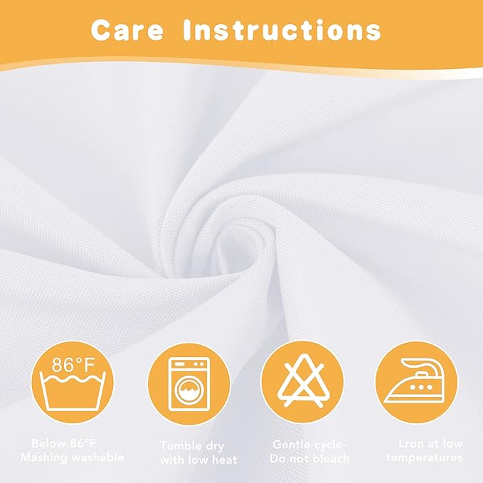 HolidayIdeas Extra Wide Outdoor Curtains for Patio Waterproof, 4 Panels - 110...