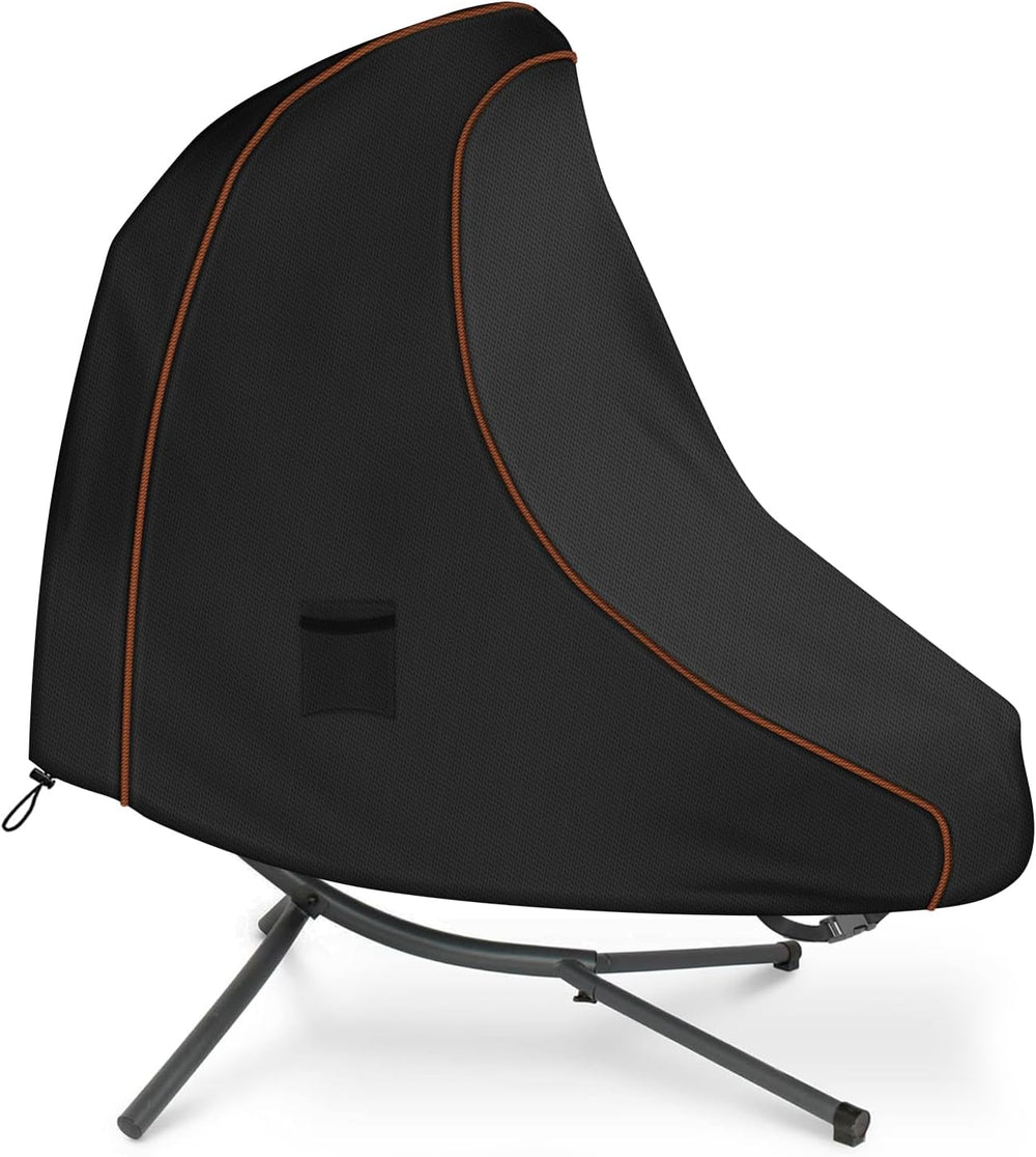 Patio Steel Stand Hammock Chair Cover, 420D Oxford Patio Hanging Chaise Loung...