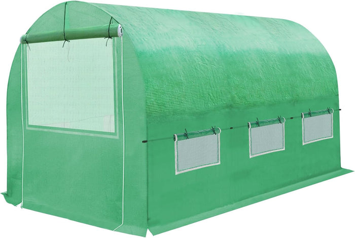 Replacement Greenhouse Cover for Walk in Greenhouse Frame Green House Top Cover (Frame NOT Included) (10 x 7 x 7ft)
