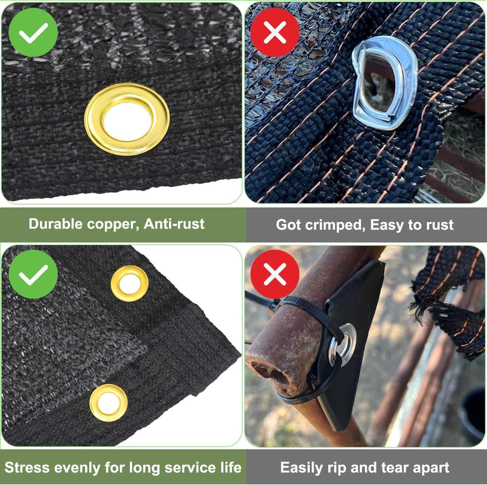 Mklsit 40% Shade Cloth for Garden, 20x20 FT Breathable Sun Shade Mesh Tarp