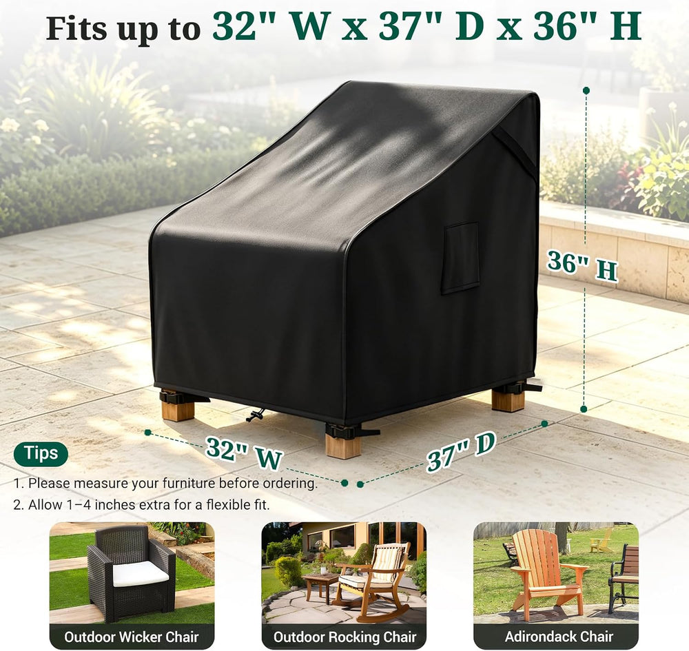 MR. COVER Patio Furniture Covers Waterproof, Outdoor Chair Covers for Rocking...