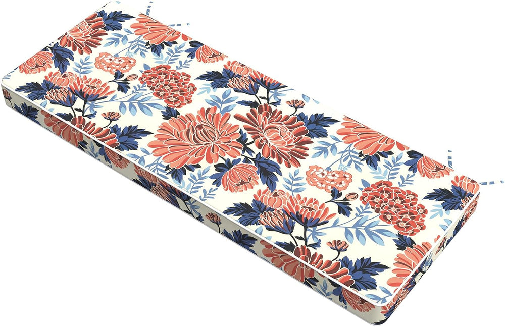 Outdoor Bench Cushion 48x18x3 Inch, Porch Swing Cushions for Home Garden Love...