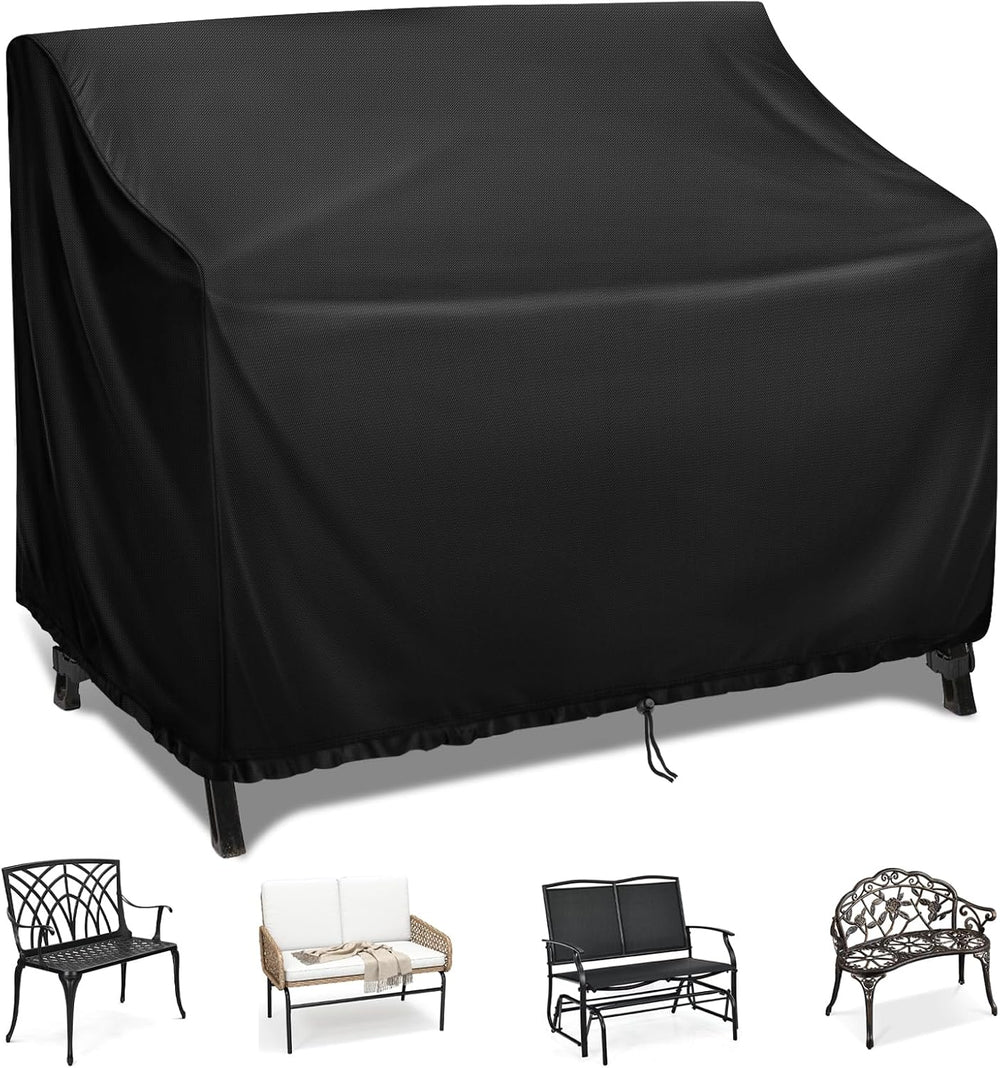 Kingling Outdoor Bench Covers Waterproof 48" W x 29" D x 36" H