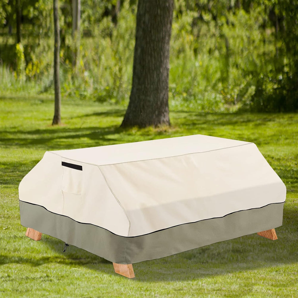 Bitubi 96 Inch Heavy Duty Waterproof Picnic Table Cover - 600D Tough Canvas W...