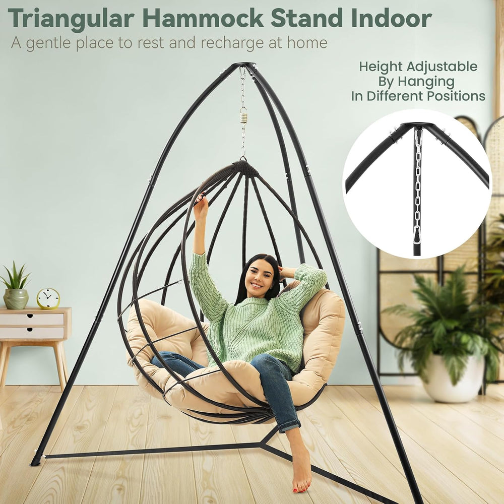 Tripod Hammock Chair Stand for Multi-Use, Heavy-Duty Hammock Chair Stand for ...