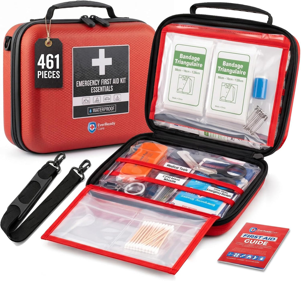 461 PCS | WaterProof First Aid Kit For Car, Home, Emergency & Travel