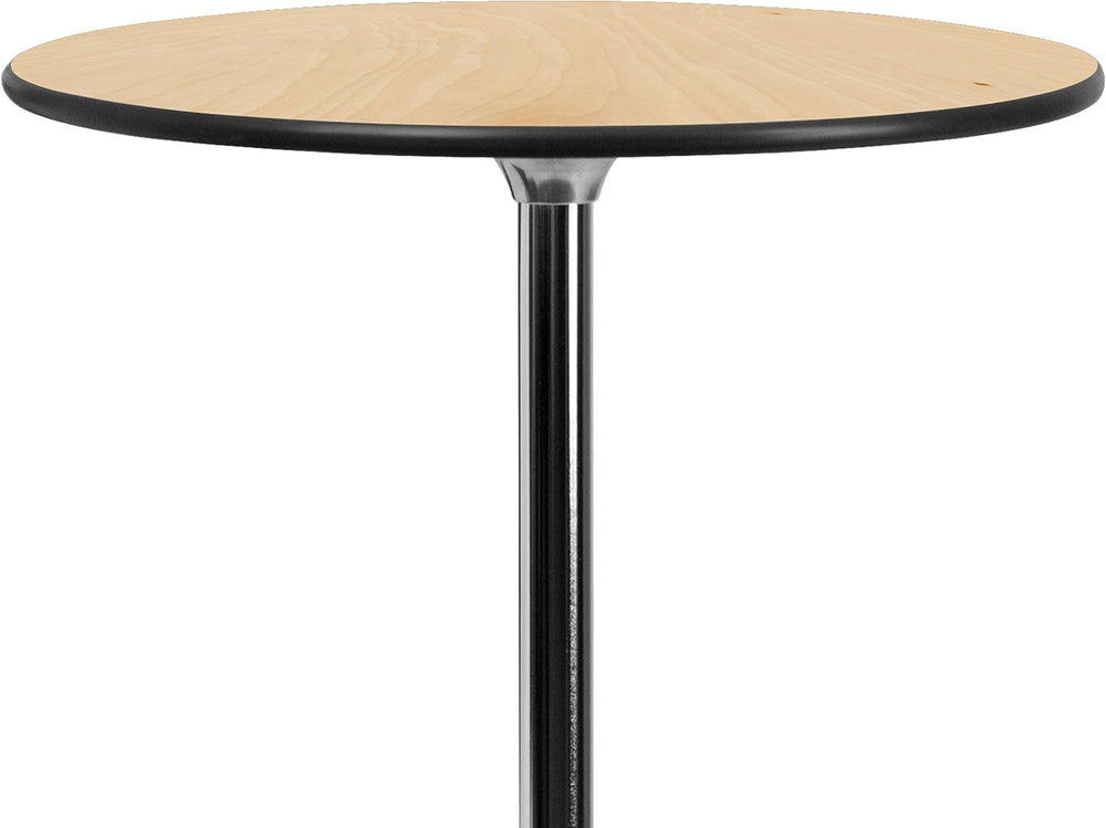 Flash Furniture Lars 30" Round Cocktail Table with 30" and 42"...