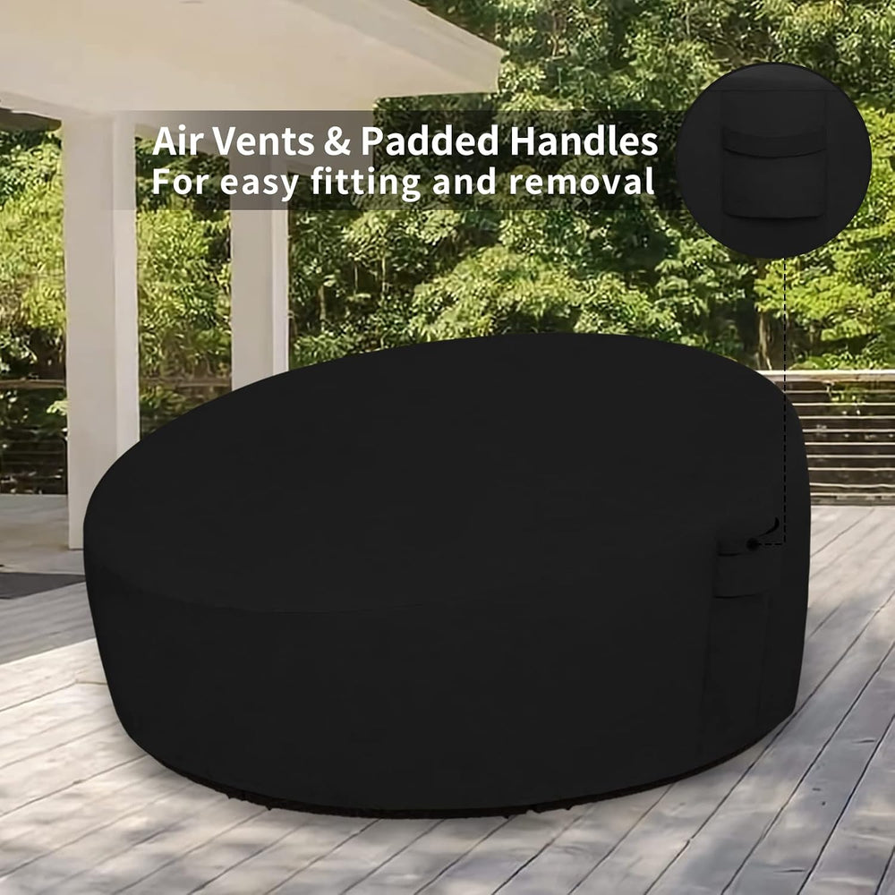 Easy-Going Heavy Duty 600D Outdoor Daybed Cover, 75" Dia x 35"/18&q...